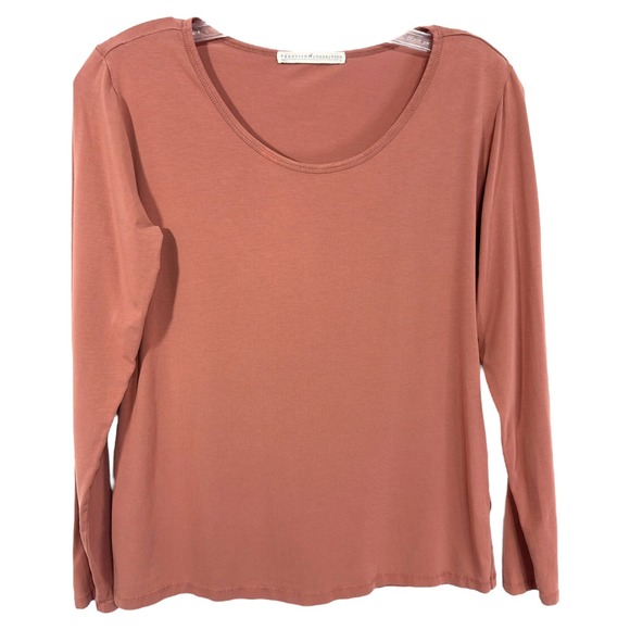Peruvian Connection Medium Top Long Sleeve Pima‎ Cotton Basic Tee Shirt 909 - Picture 1 of 8